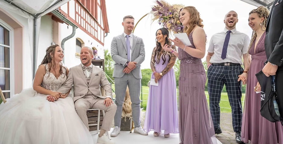 Freie Trauung im Weilerhof Hürth mit rustikalem Charme und emotionaler Atmosphäre