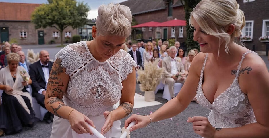 Märchenhafte Disney freie Trauung im Eltzhof mit liebevoller Dekoration