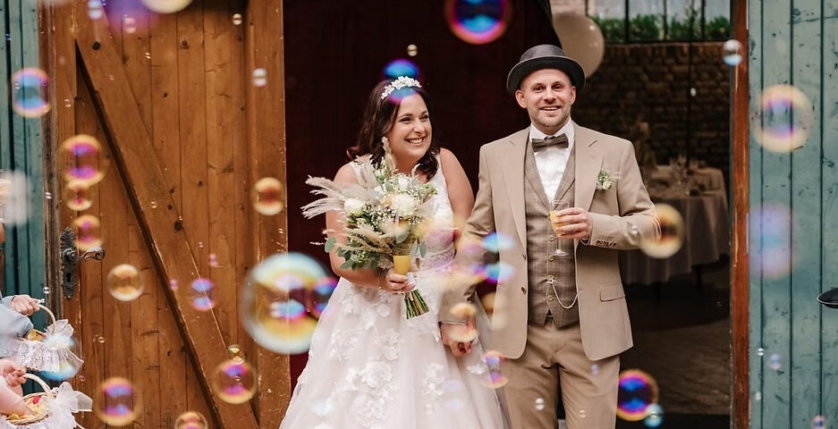 Freie Trauung auf der Wasserburg Geretzhoven in historischer Kulisse